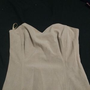 Nwot Shape fx tan boned top